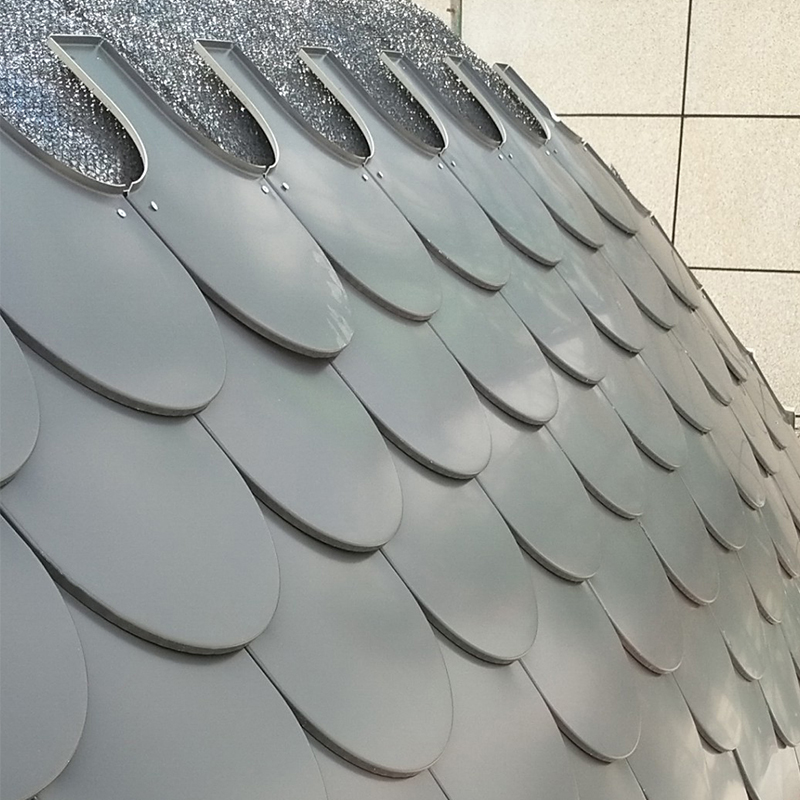 Model 300 Placi metalice în solzi de pește Model 300 Placi metalice în solzi de pește